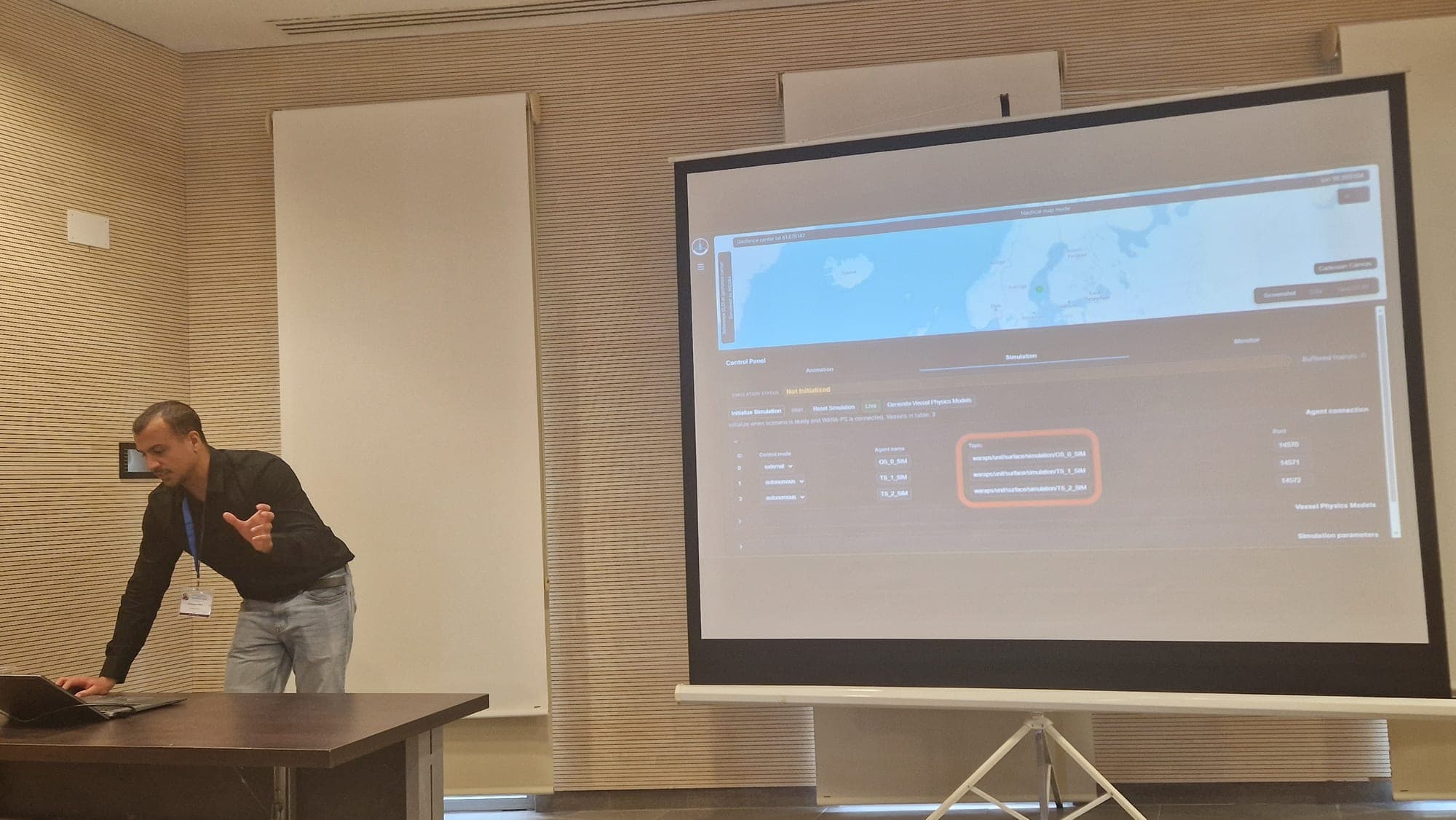 Dominik running the SceneGEMS demo